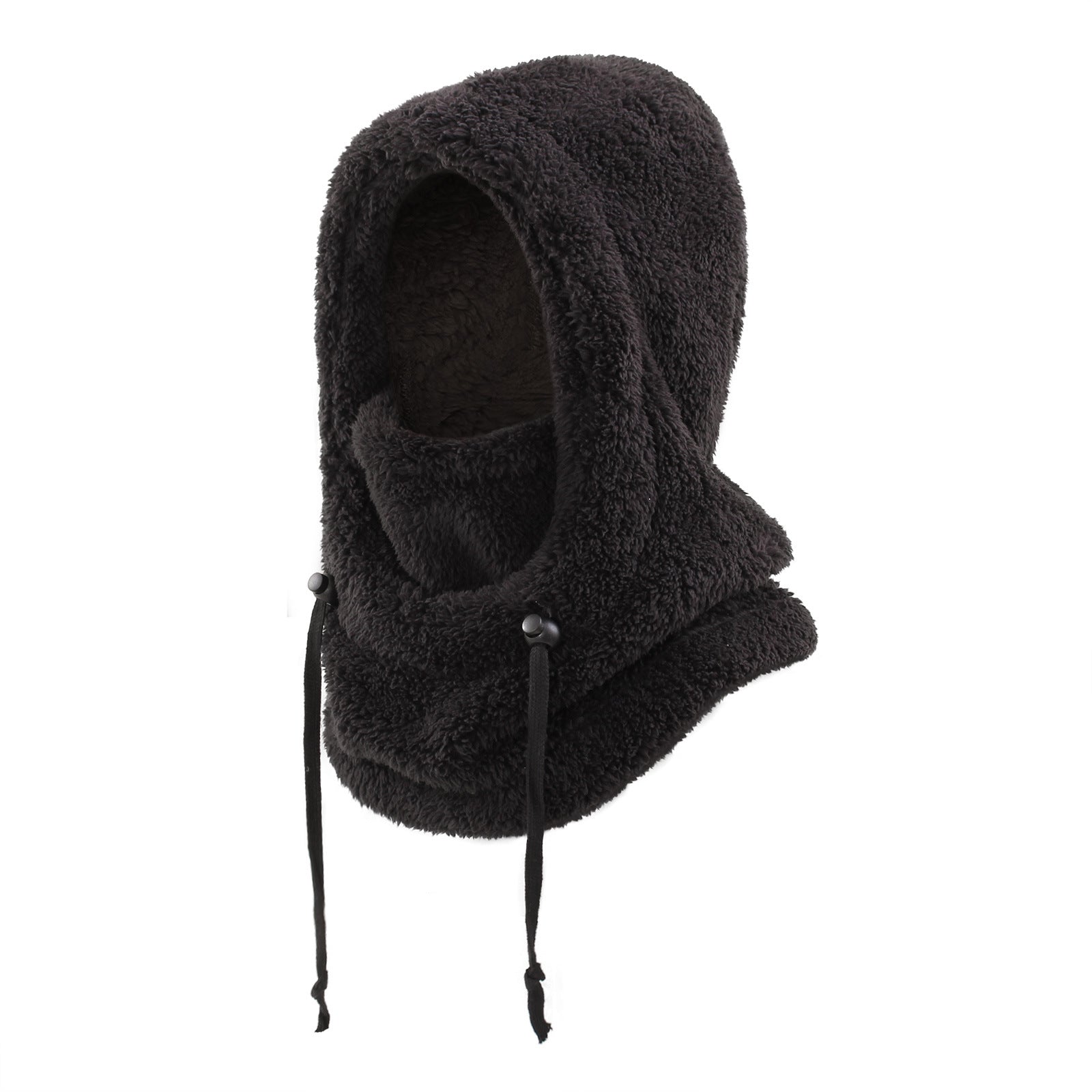 Warm Ear Protection Scarf Integrated Hat For Winter Thickened